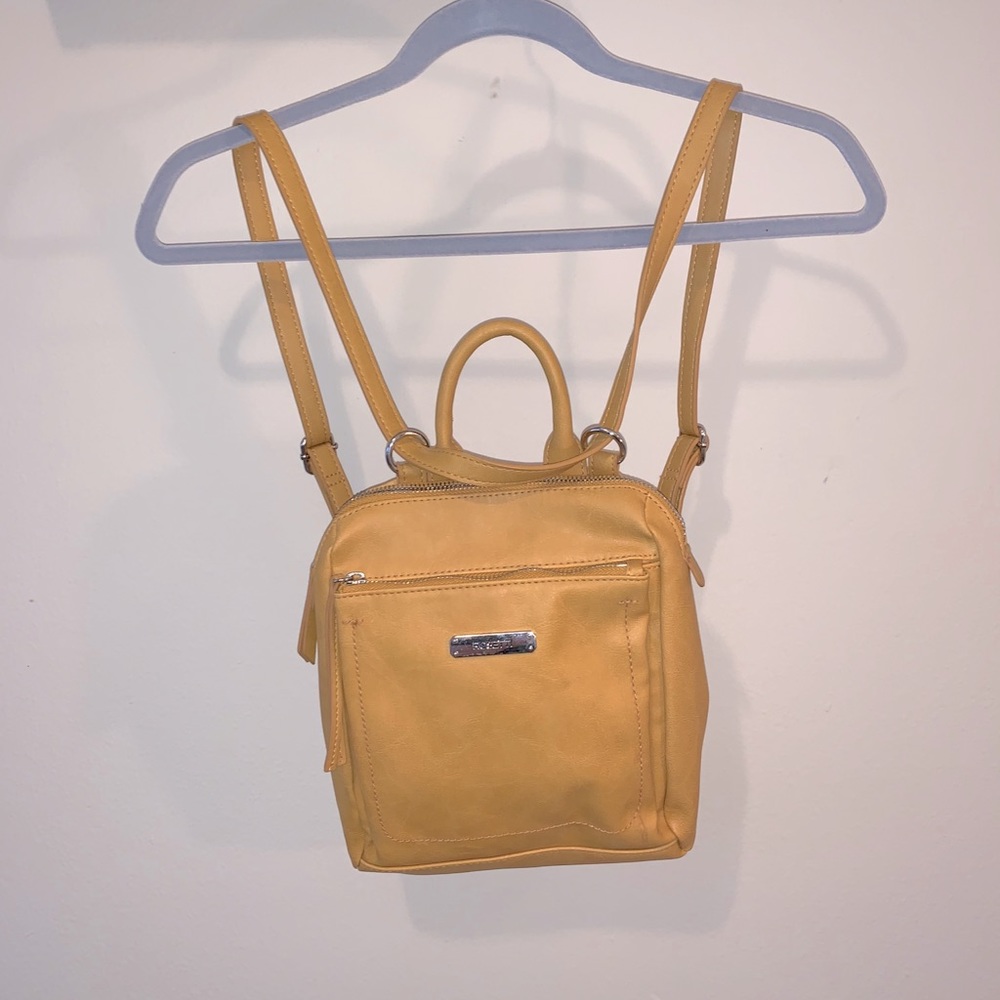 Rossetti Convertible Yellow Faux Leather Bag